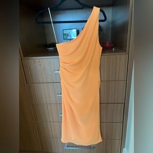 NWT Trina Turk one shoulder cocktail dress.